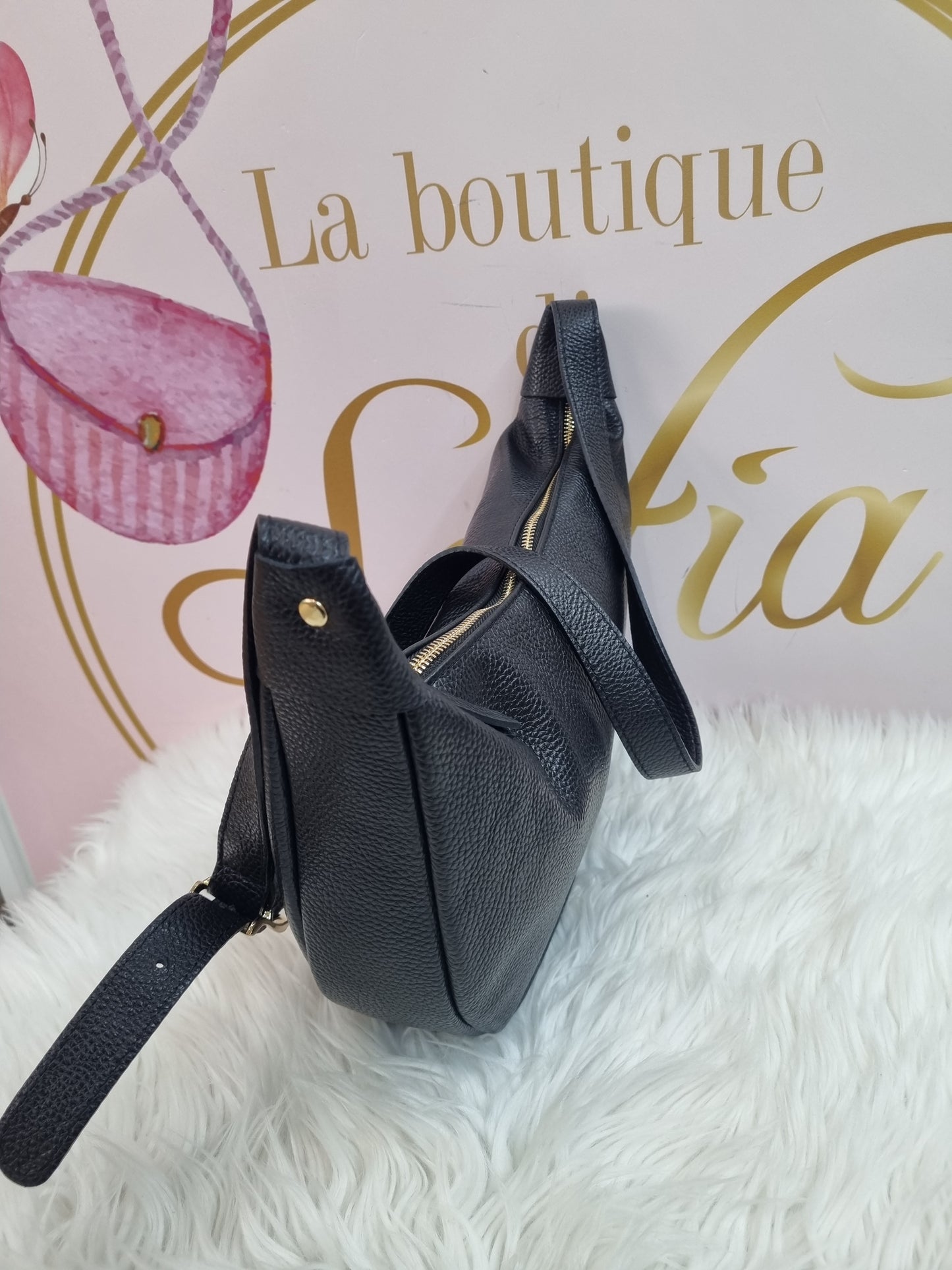 Tracolla in vera pelle