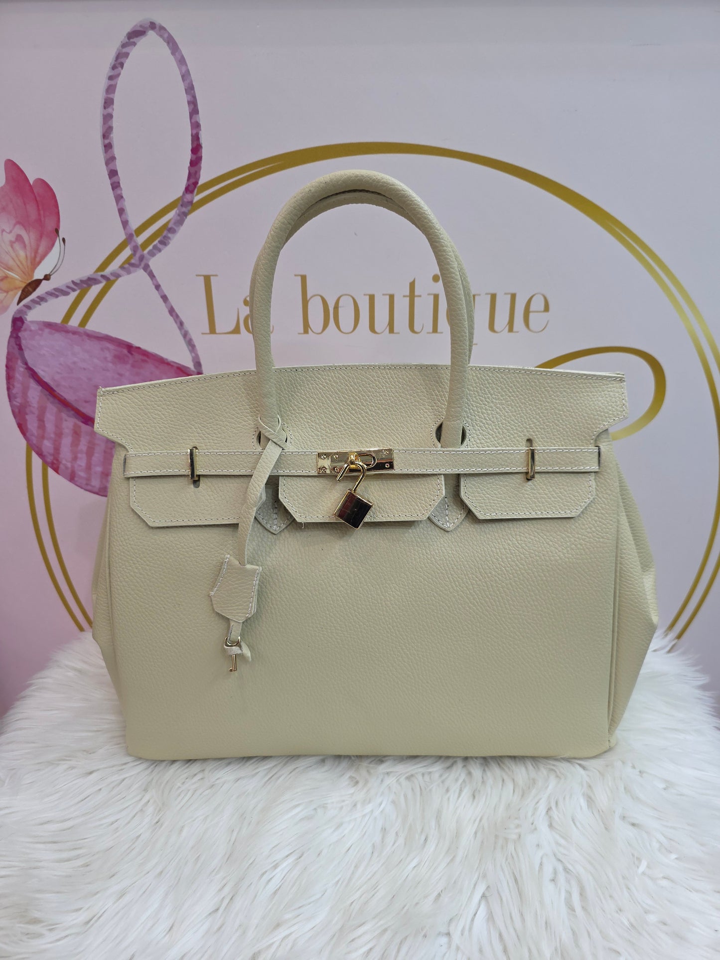 Borsa in pelle modello Birkin