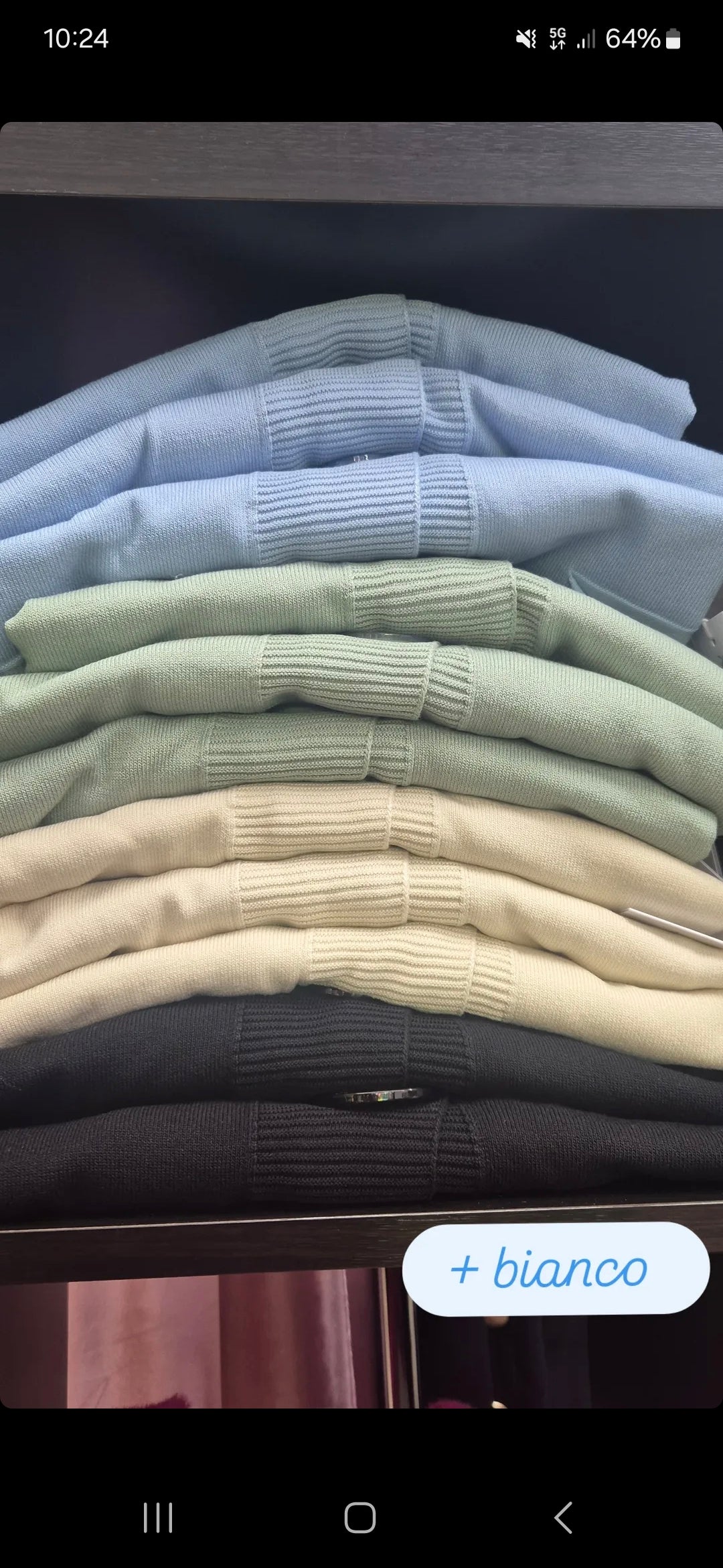Cardigan in filo