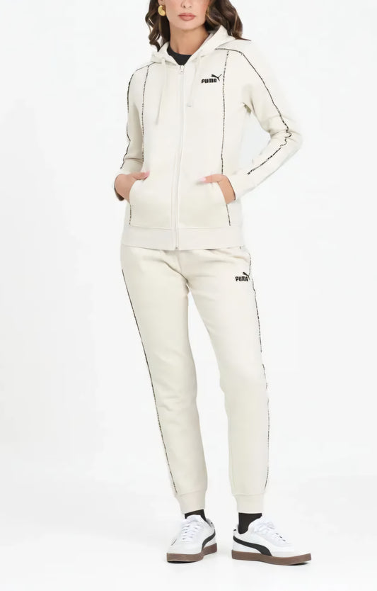 Tuta Puma animalier panna