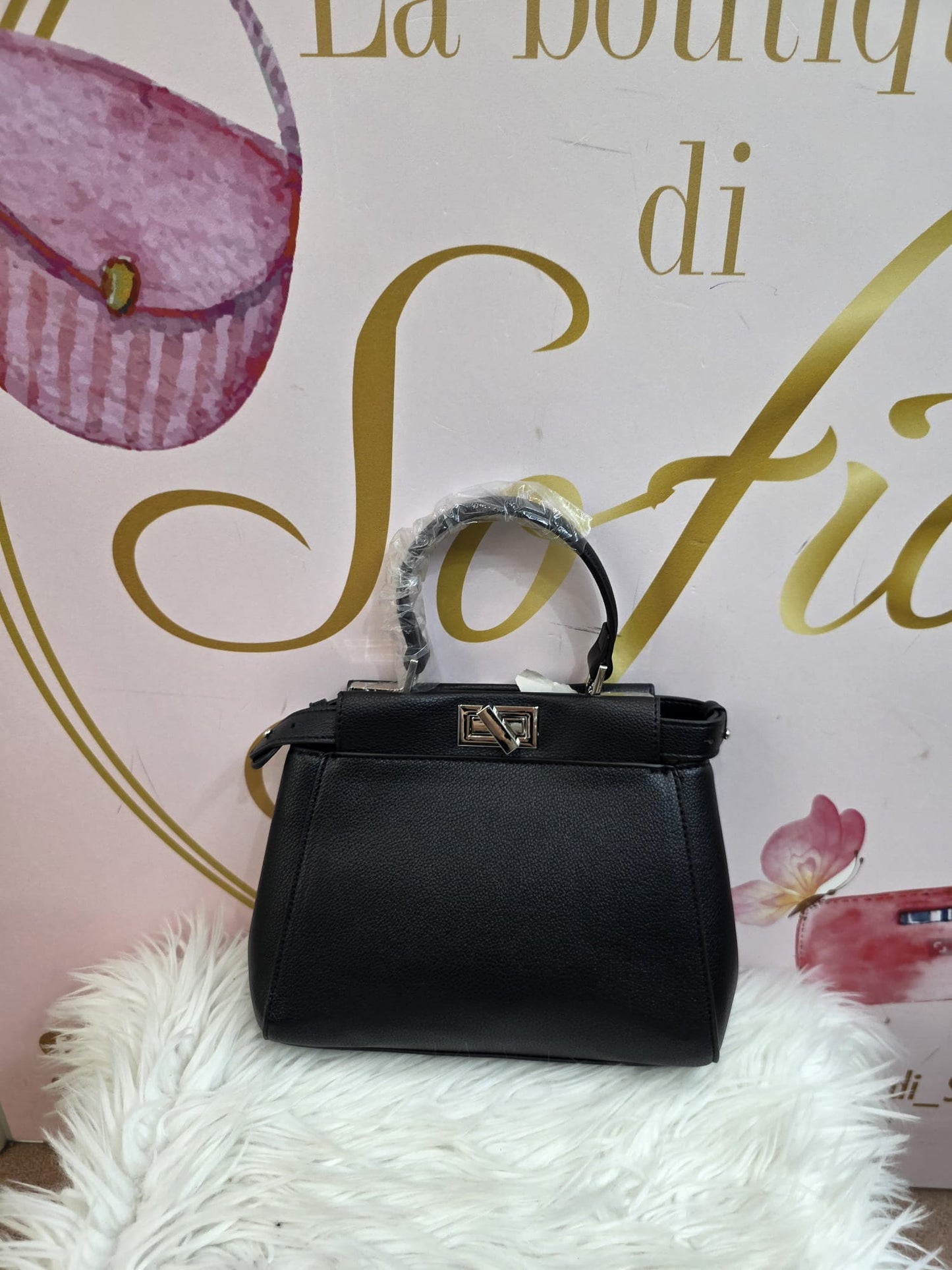 Vivienne D , bauletto nero
