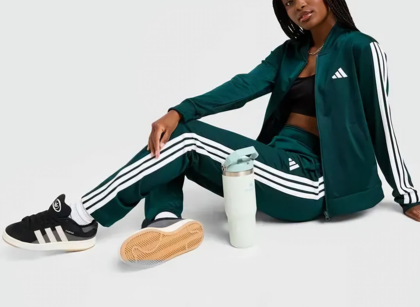 Tuta Adidas Verde Petrolio