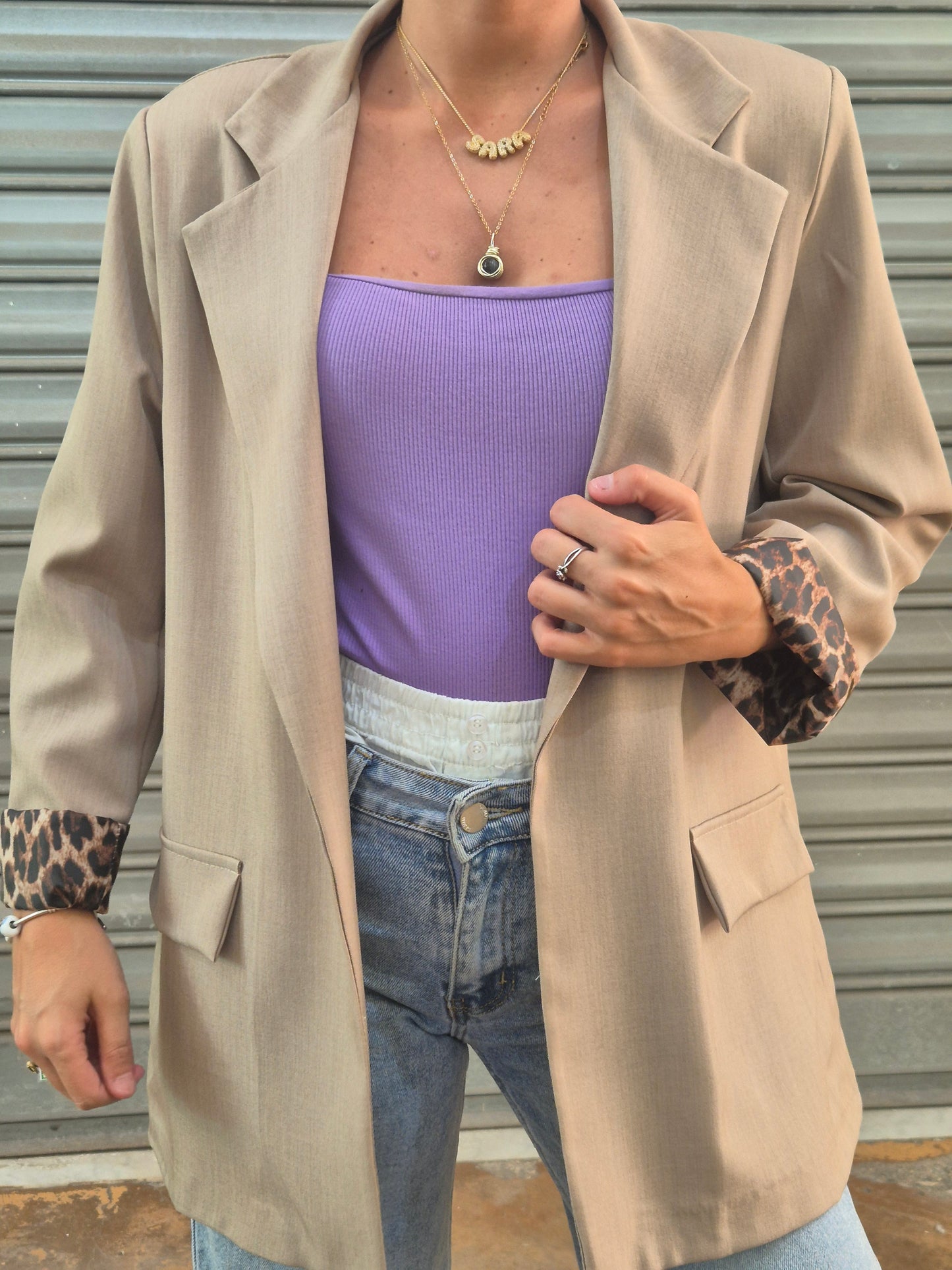 Blazer Sartoriale animalier