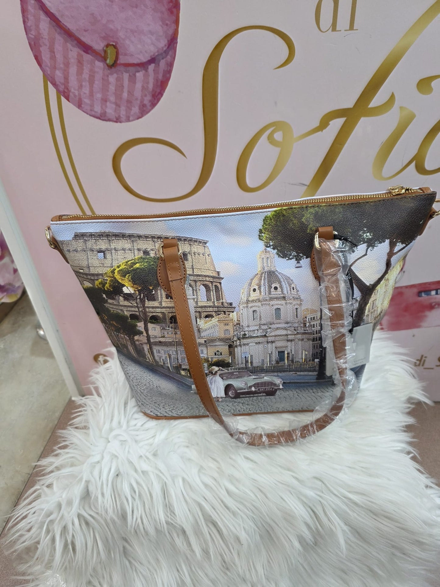 Shopper Roma con tracolla