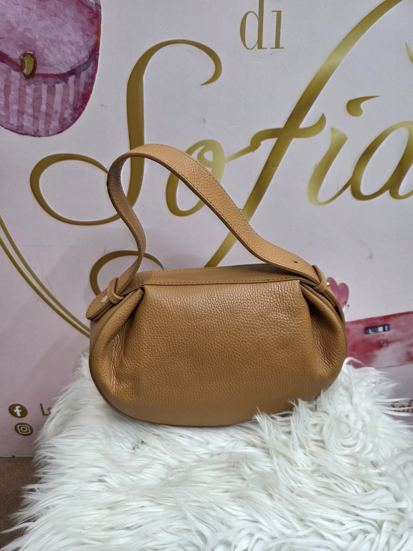 Borsa morbida vera pelle