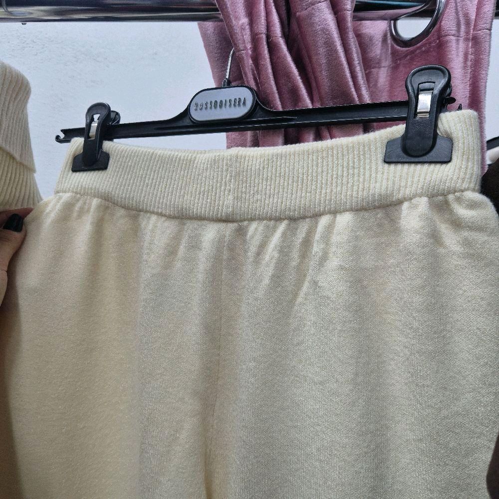 Coordinato Rosso di Sera treccia