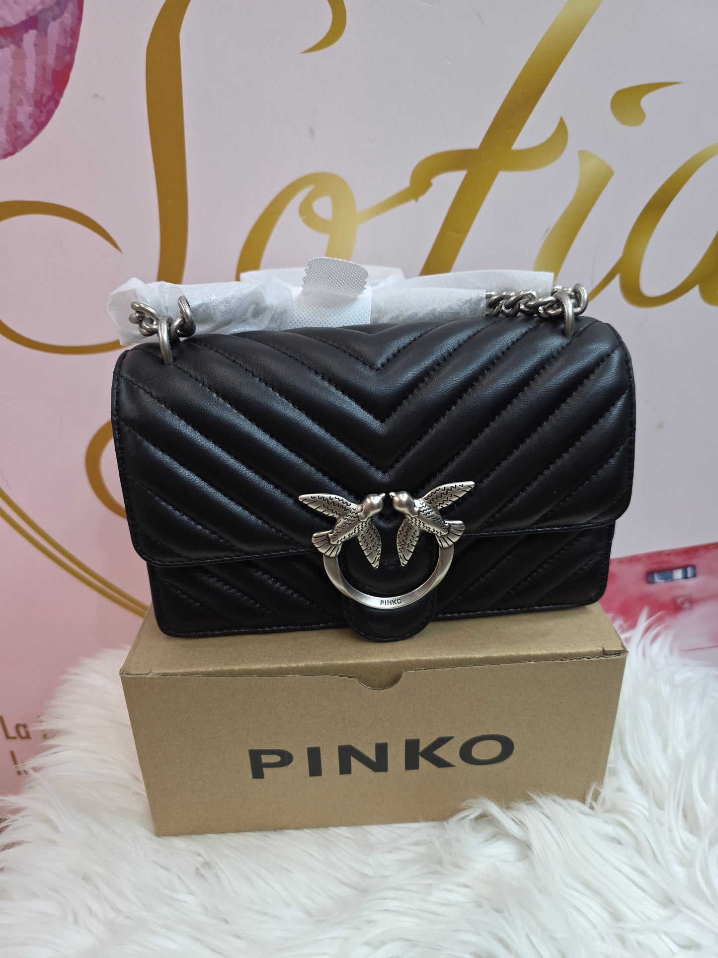 Pinko classic mini chevron