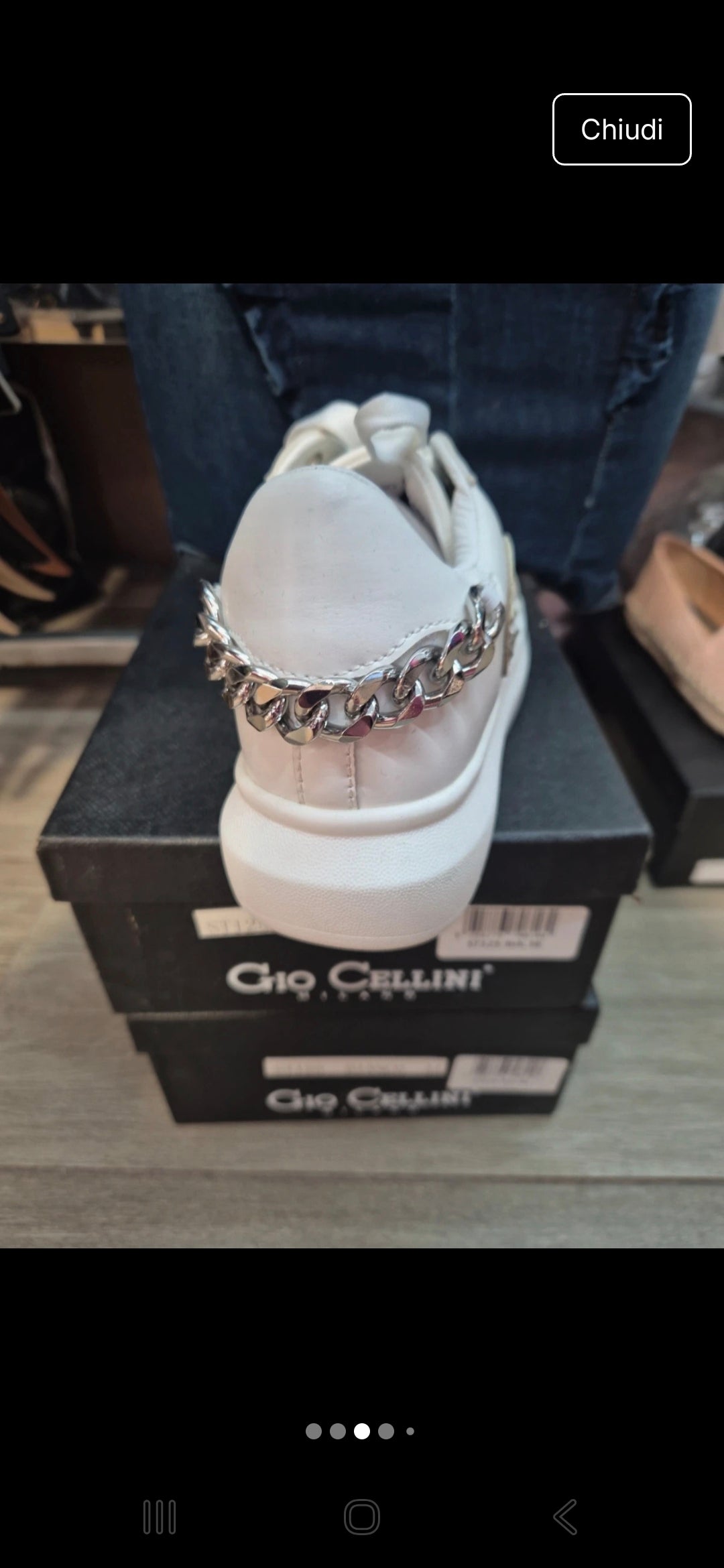 SNEAKERS BIANCHE GIO CELLINI