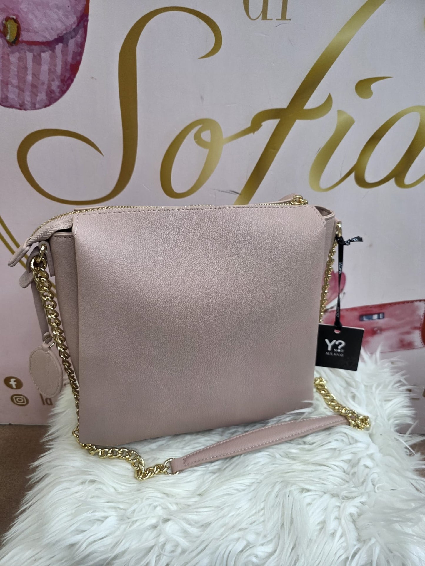 Shopper morbida rosa ynot