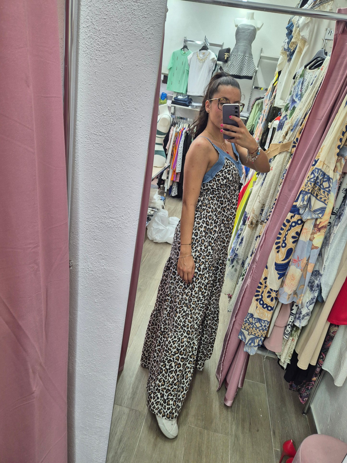 Abito Animalier/denim