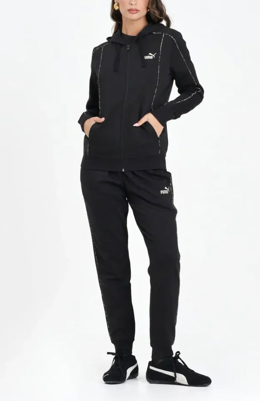 Tuta Puma animalier Nero