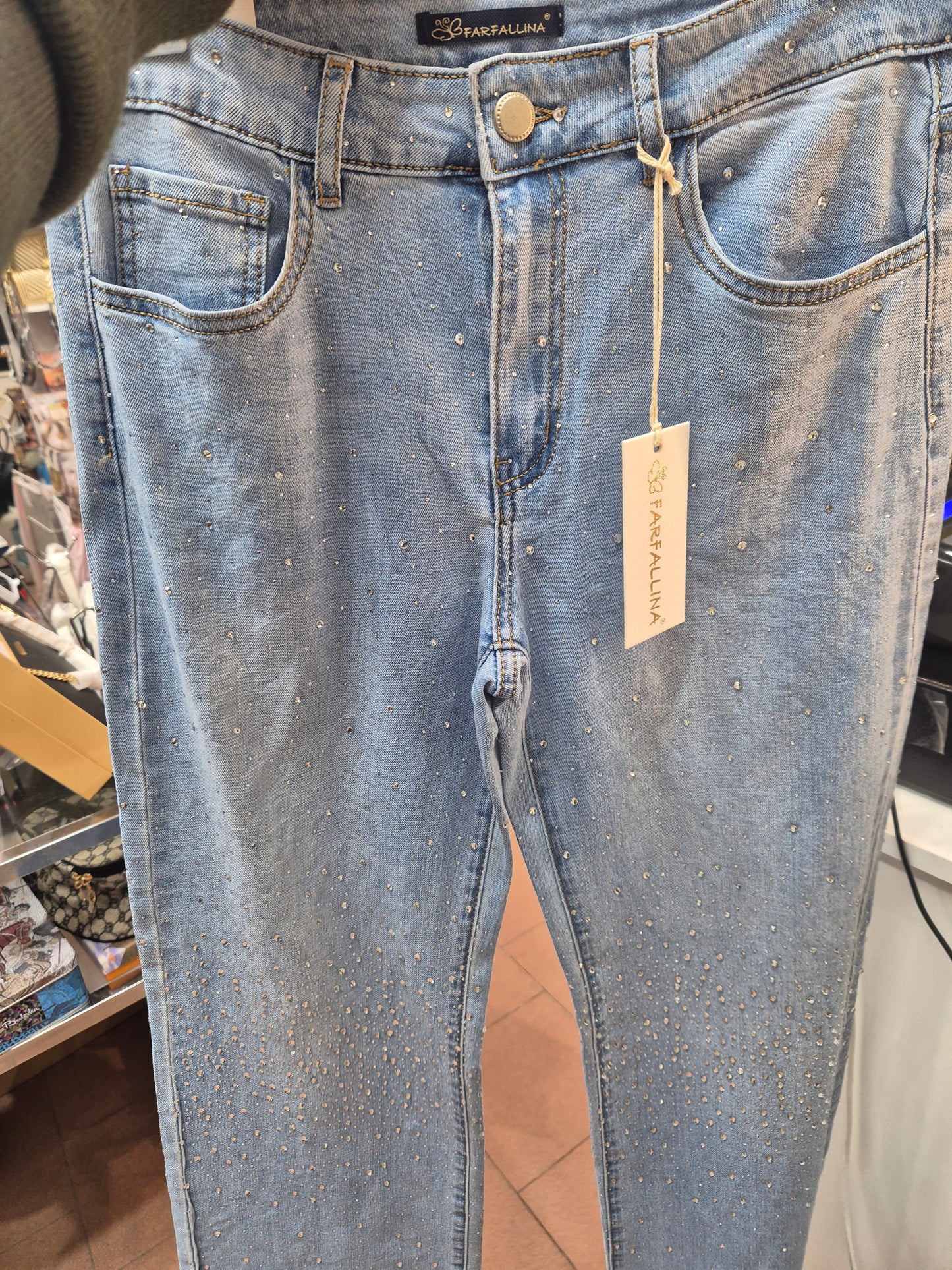 Glitter jeans