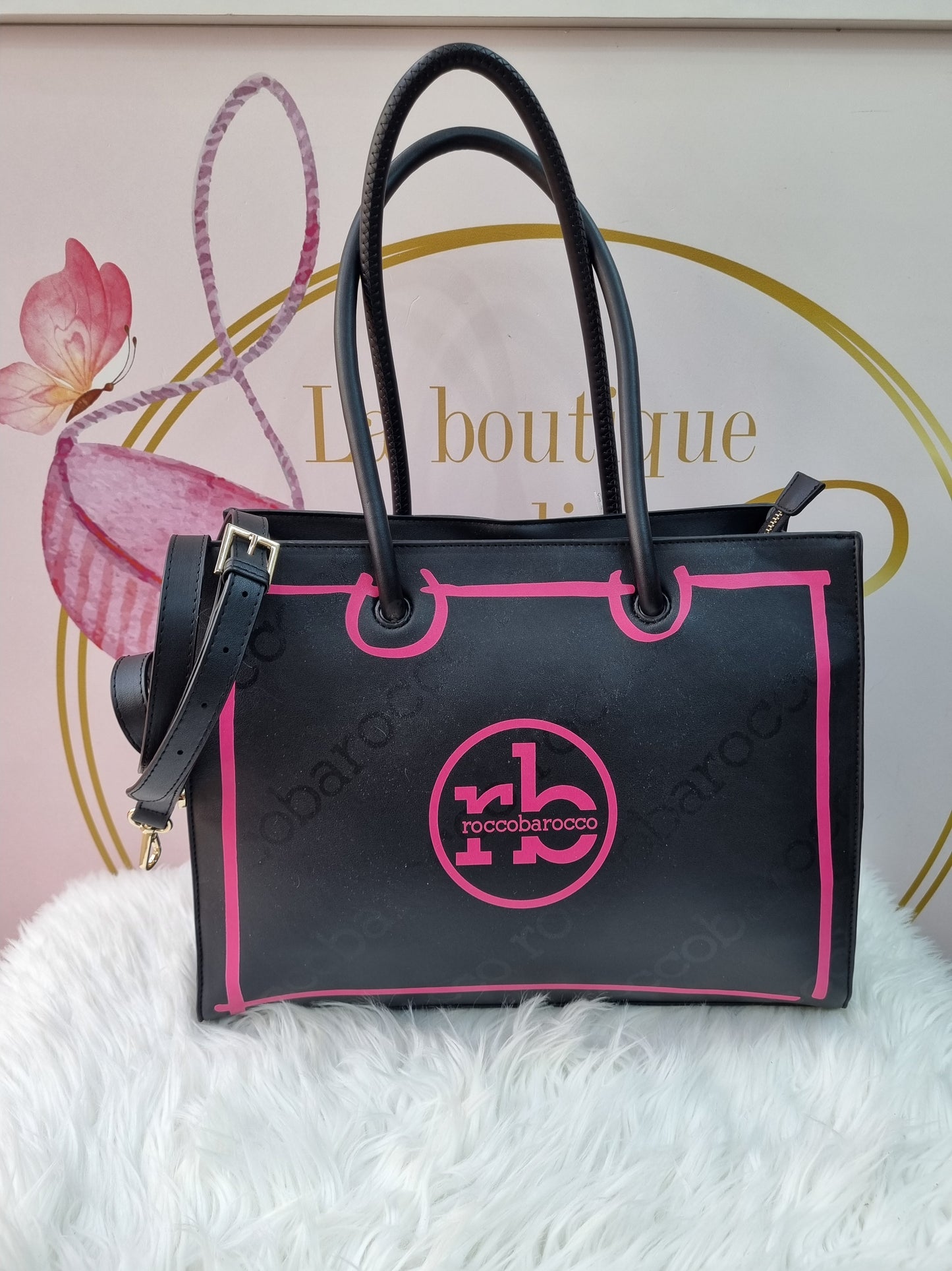 Borsa shopper con tracolla