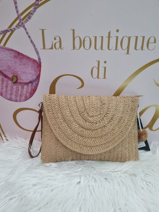 Pochette in rafia