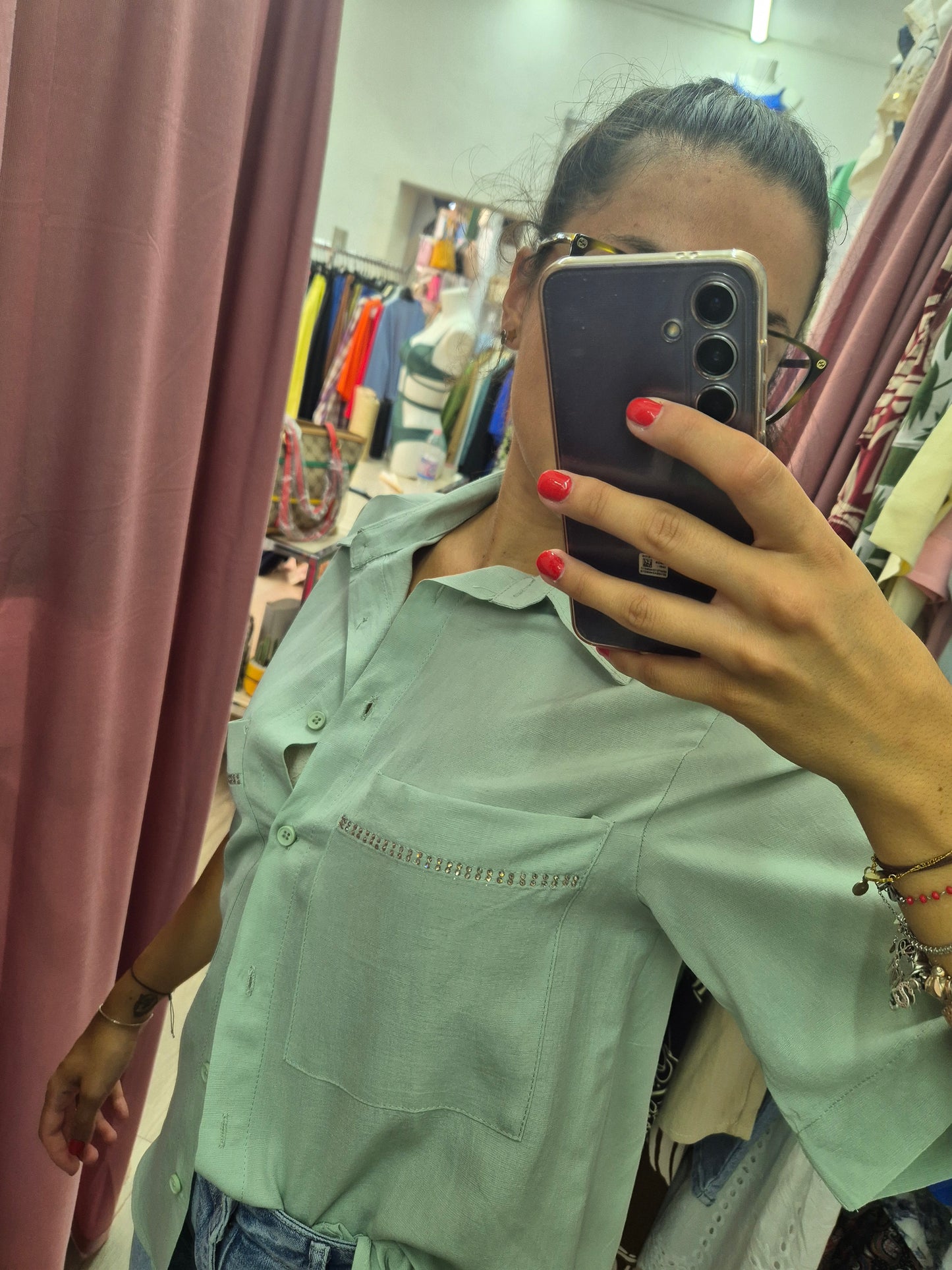 Camicia swaroswki