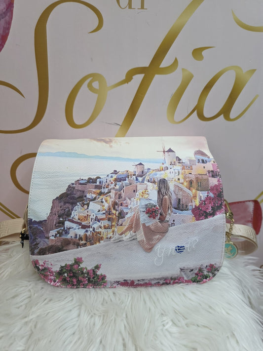 Tracolla multizip media santorini