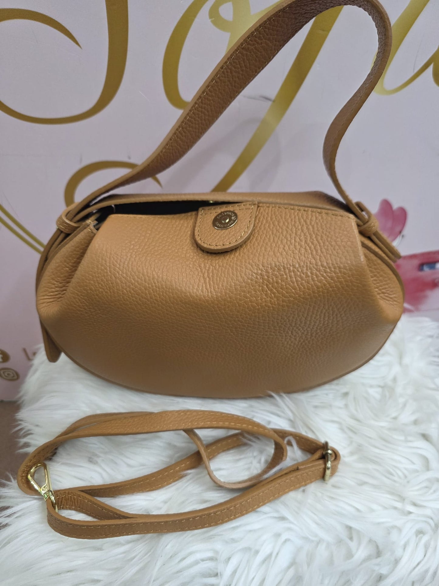 Borsa morbida vera pelle