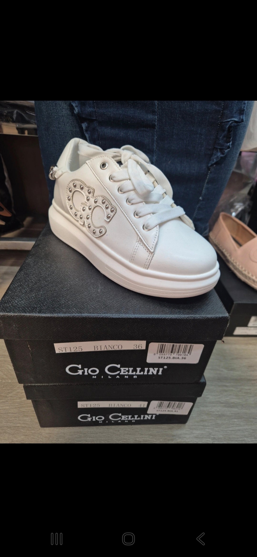 SNEAKERS BIANCHE GIO CELLINI