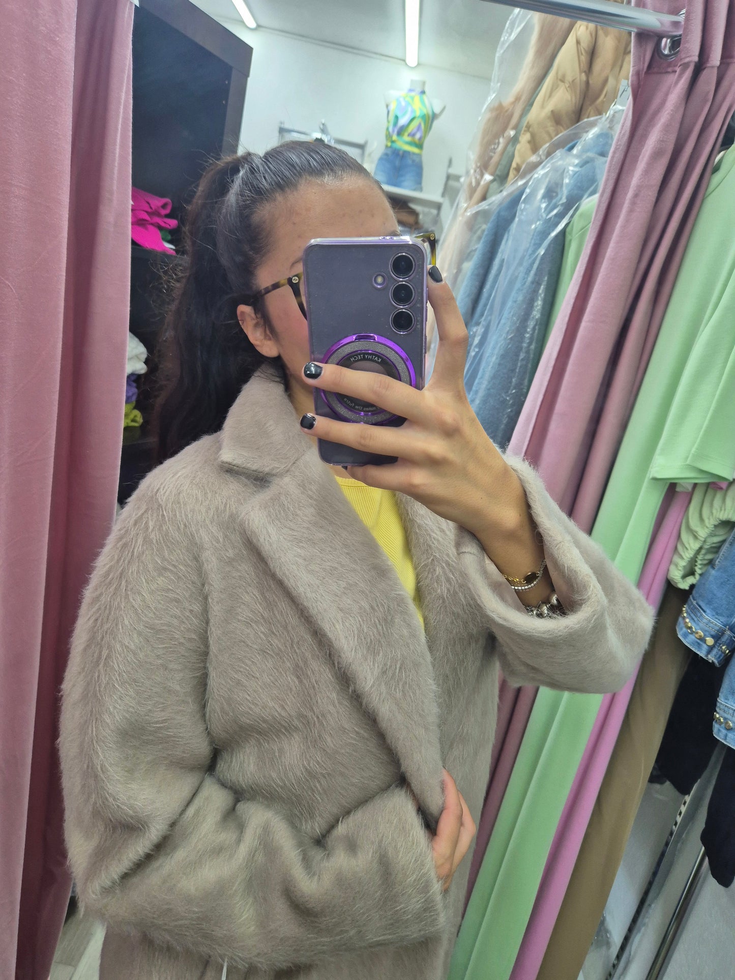 Eco Pelliccia tortora