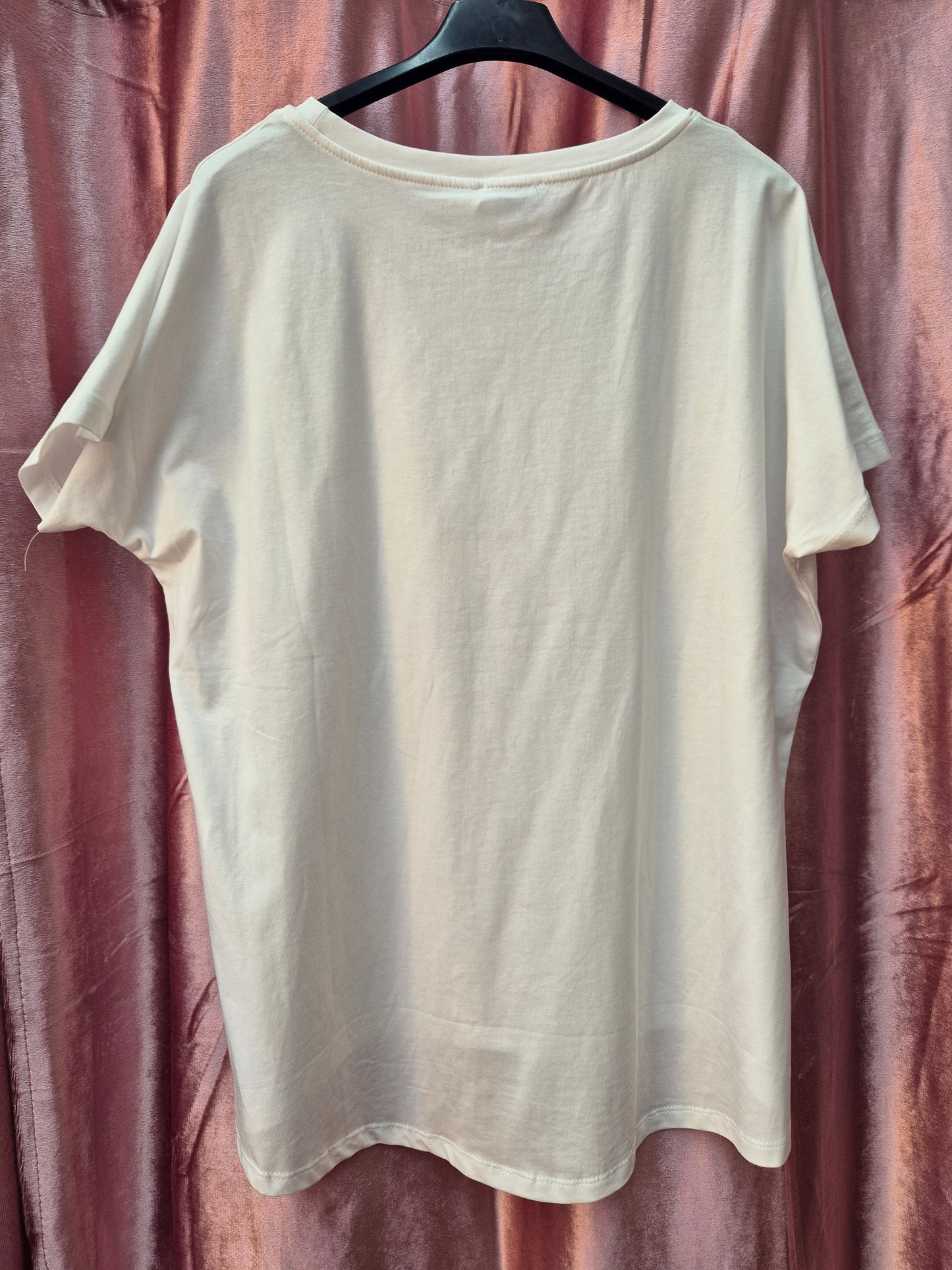 T-shirt Over con stampa