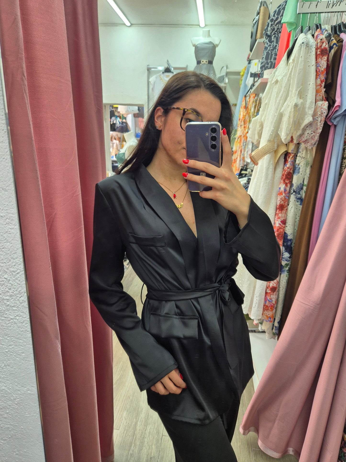 Tailleur Raso nero