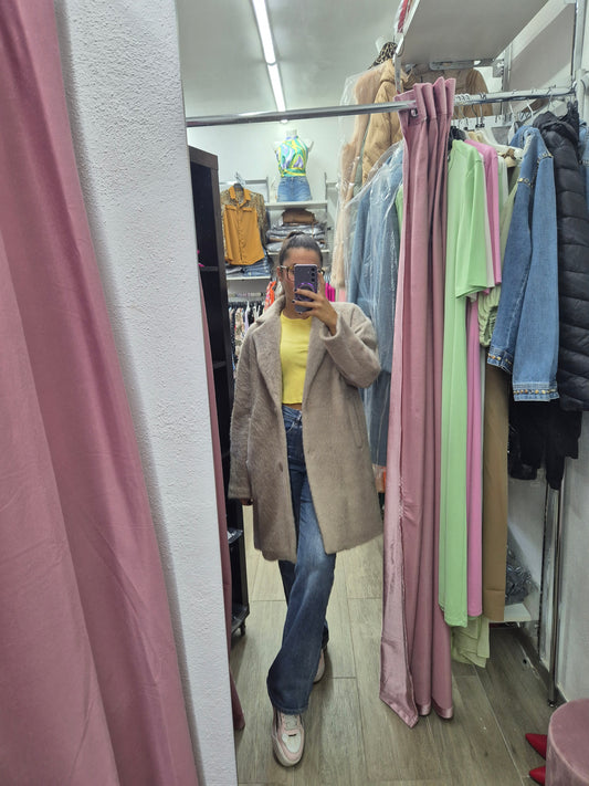 Eco Pelliccia tortora