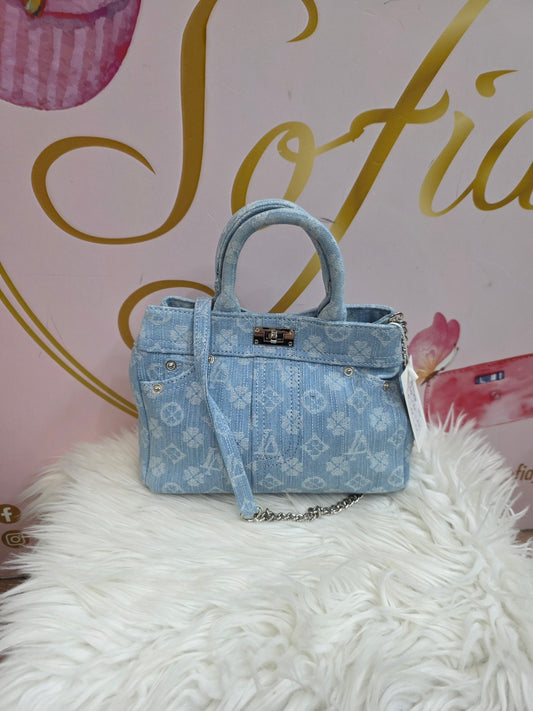 Borsetta jeans rigida