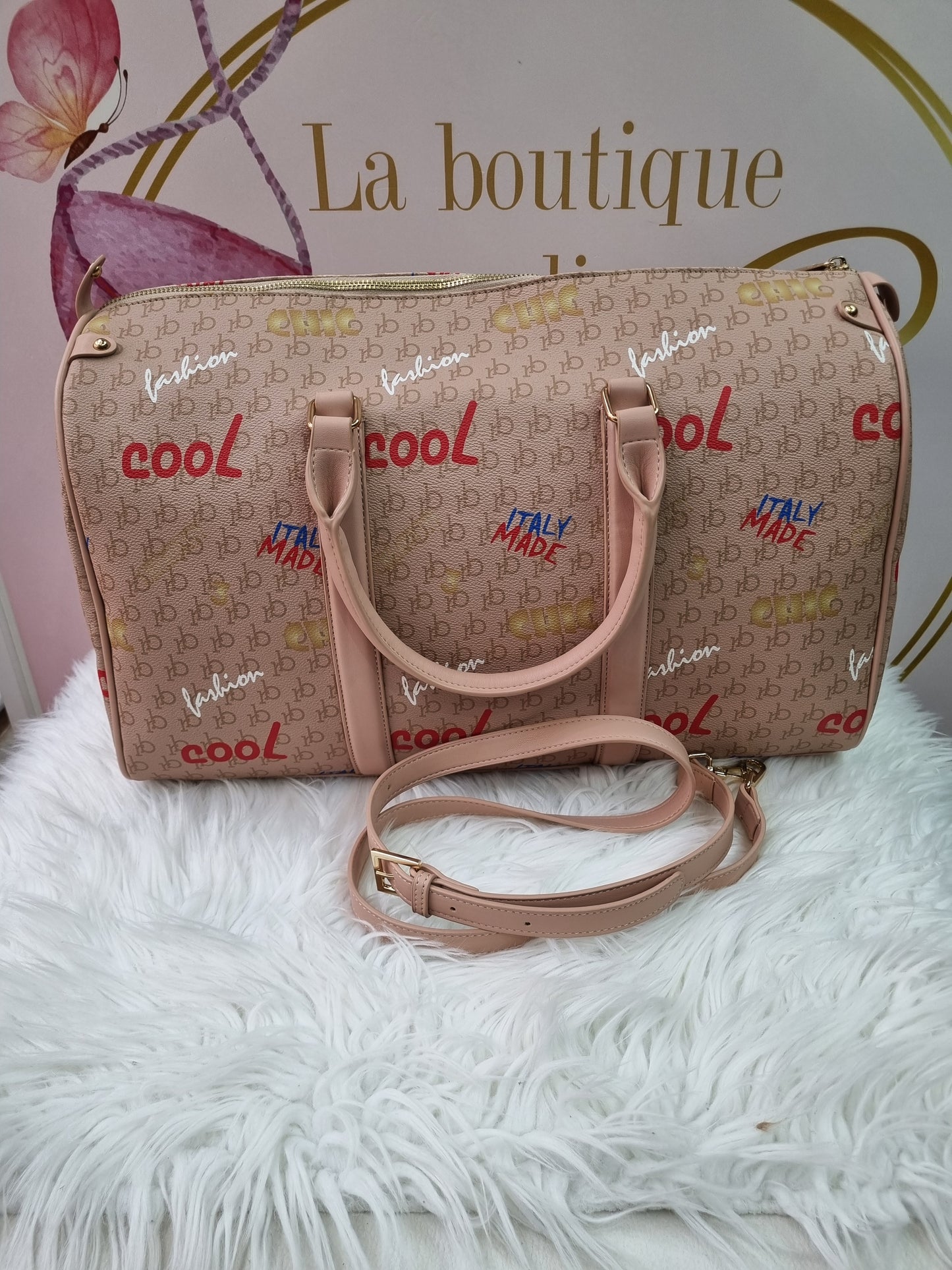 Borsone con tracolla regolabile