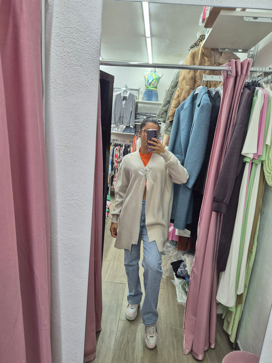 Cardigan maxi