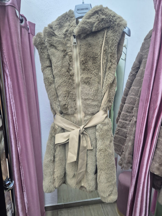 Gilet eco pelliccia