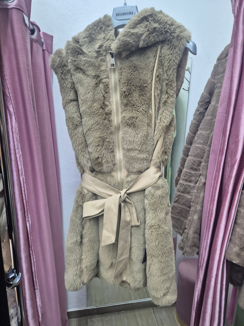 Gilet eco pelliccia
