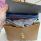 Borsa in pelle modello postina