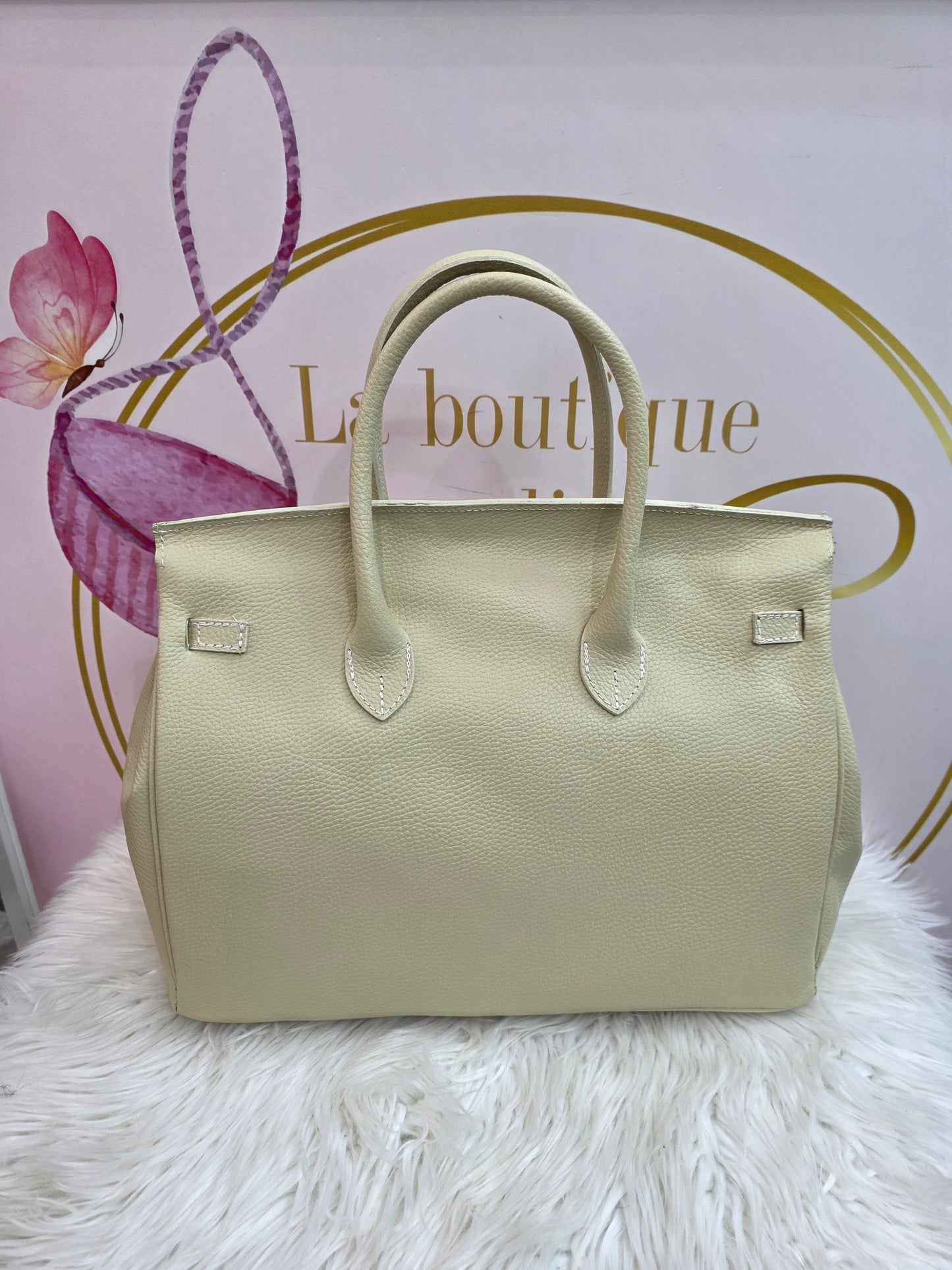 Borsa in pelle modello Birkin