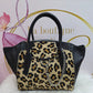 Borsa pelle e cavallino