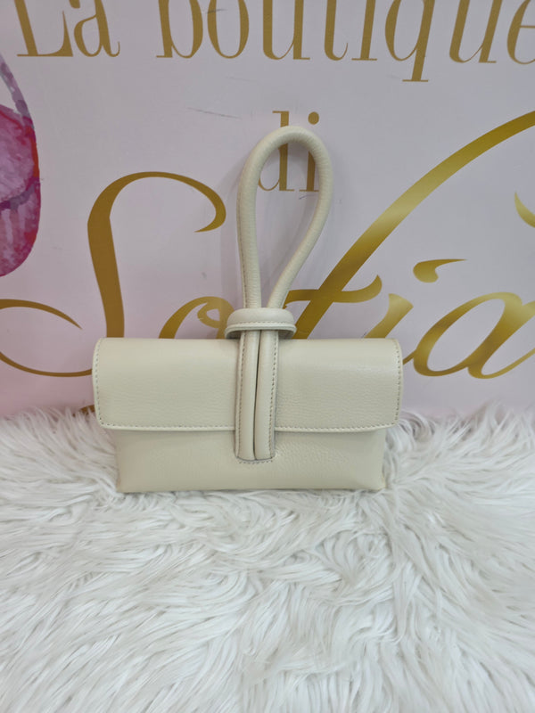 Borsetta pochette in pelle