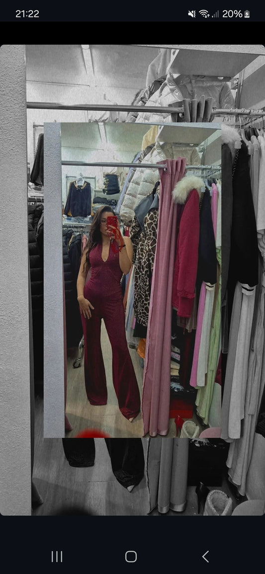 Tuta bordeaux