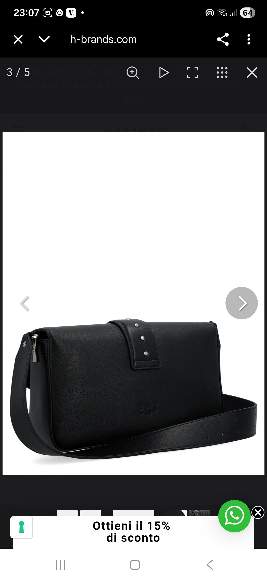 Pinko slouchy grande