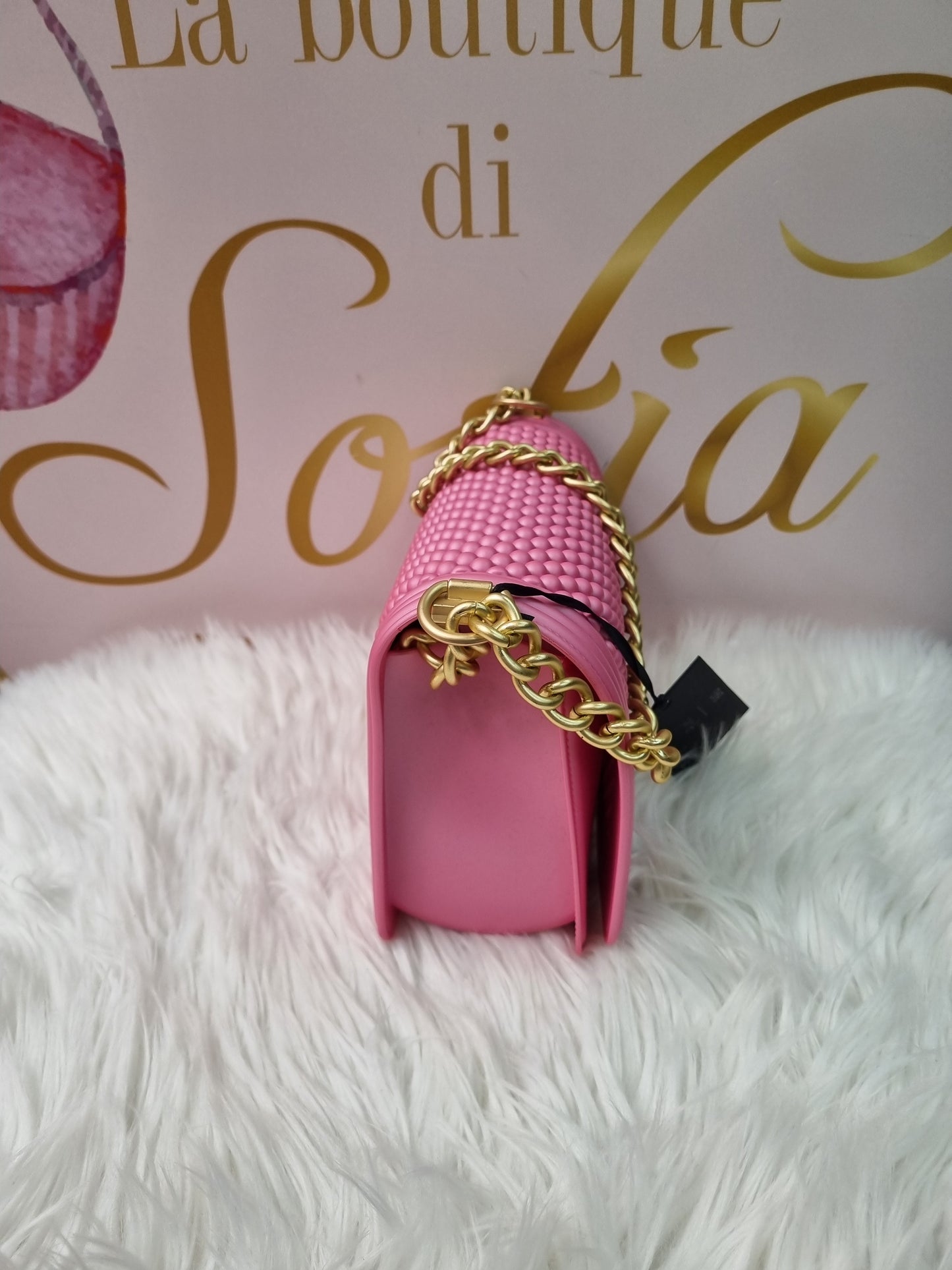 Borsa con tracolla con catena