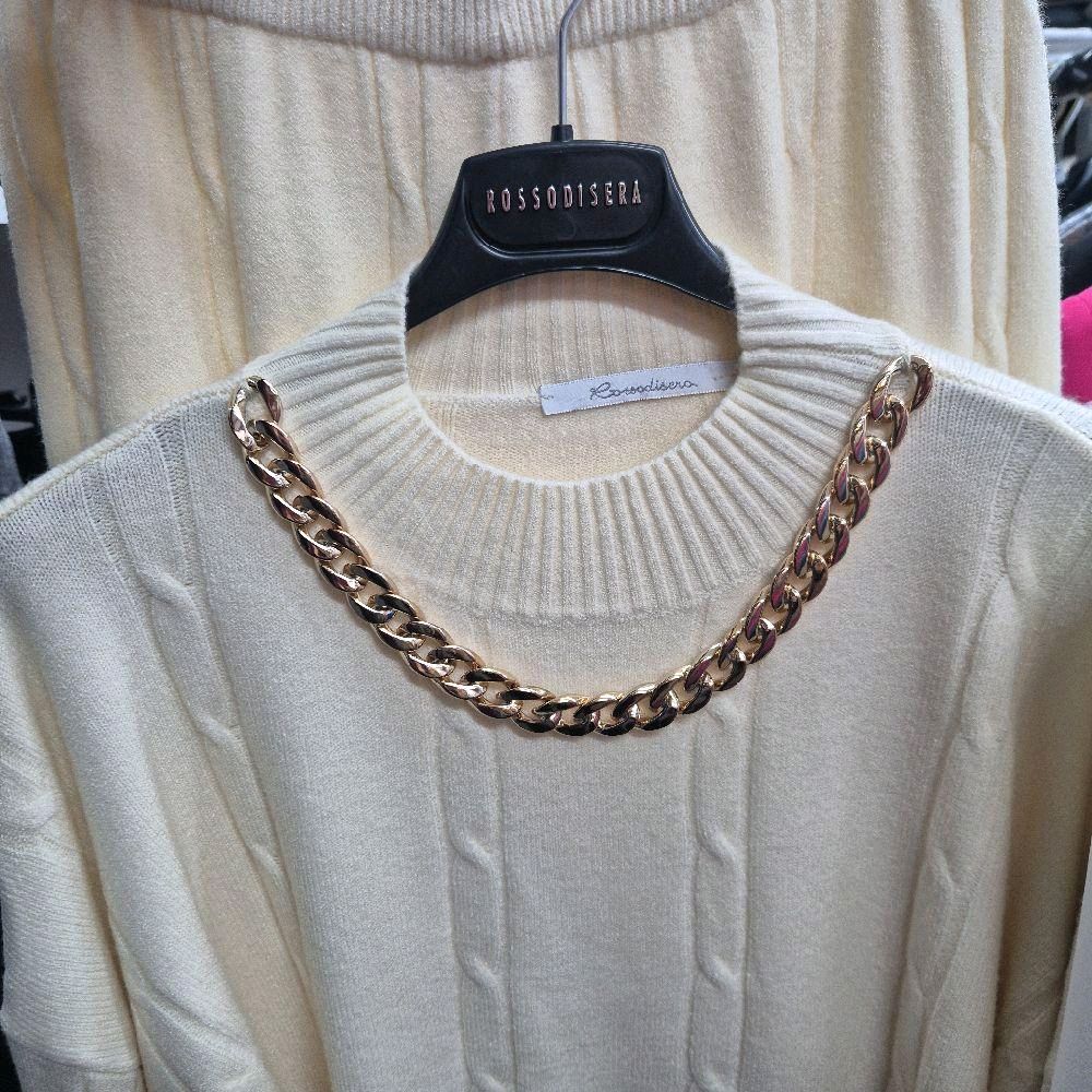 Coordinato Rosso di Sera Intreccio