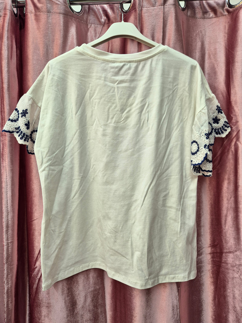 T-Shirt ricamo cuore