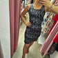 Abito Animalier silver