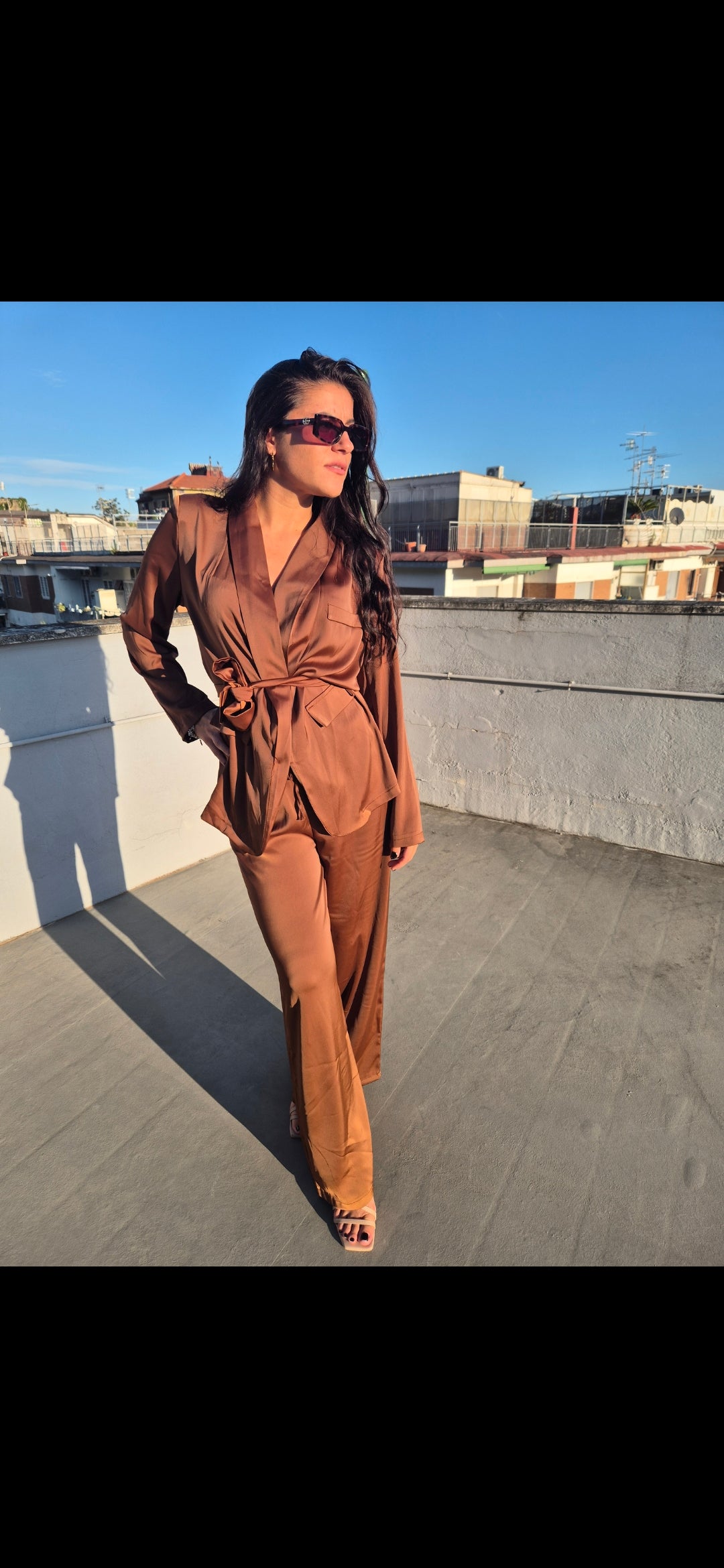 Tailleur in raso