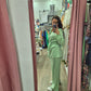 Tailleur Raso verde
