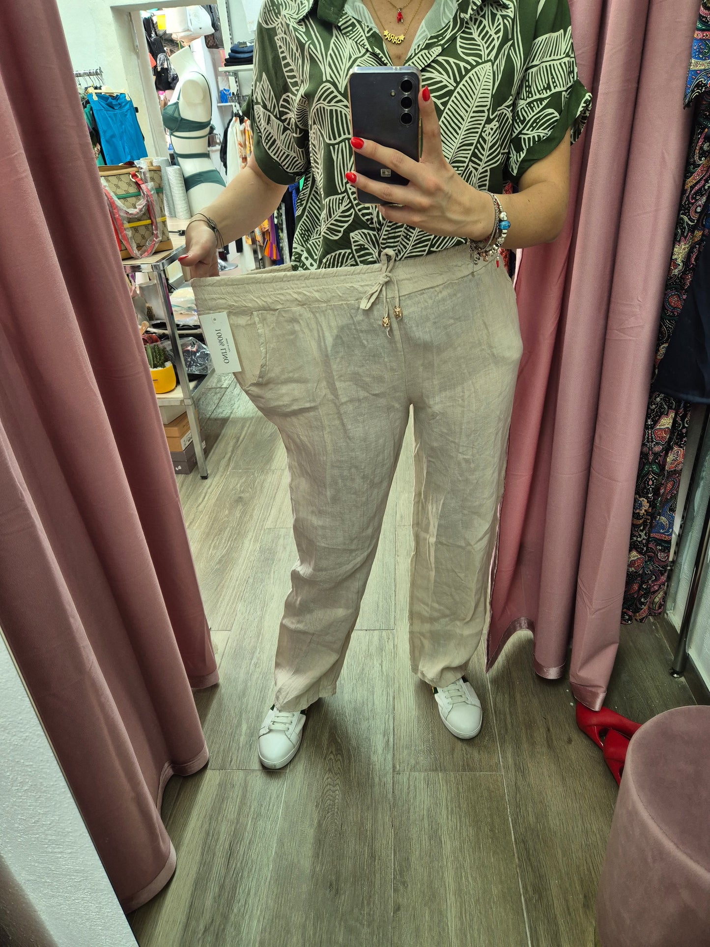 Pantalone 100%Lino