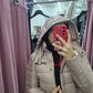 Piumino cammello rds