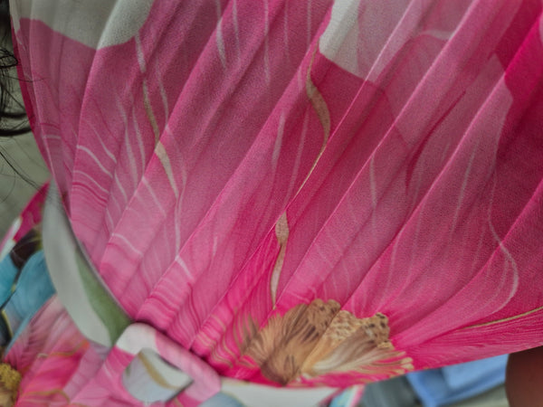 Abito Plisse fiori