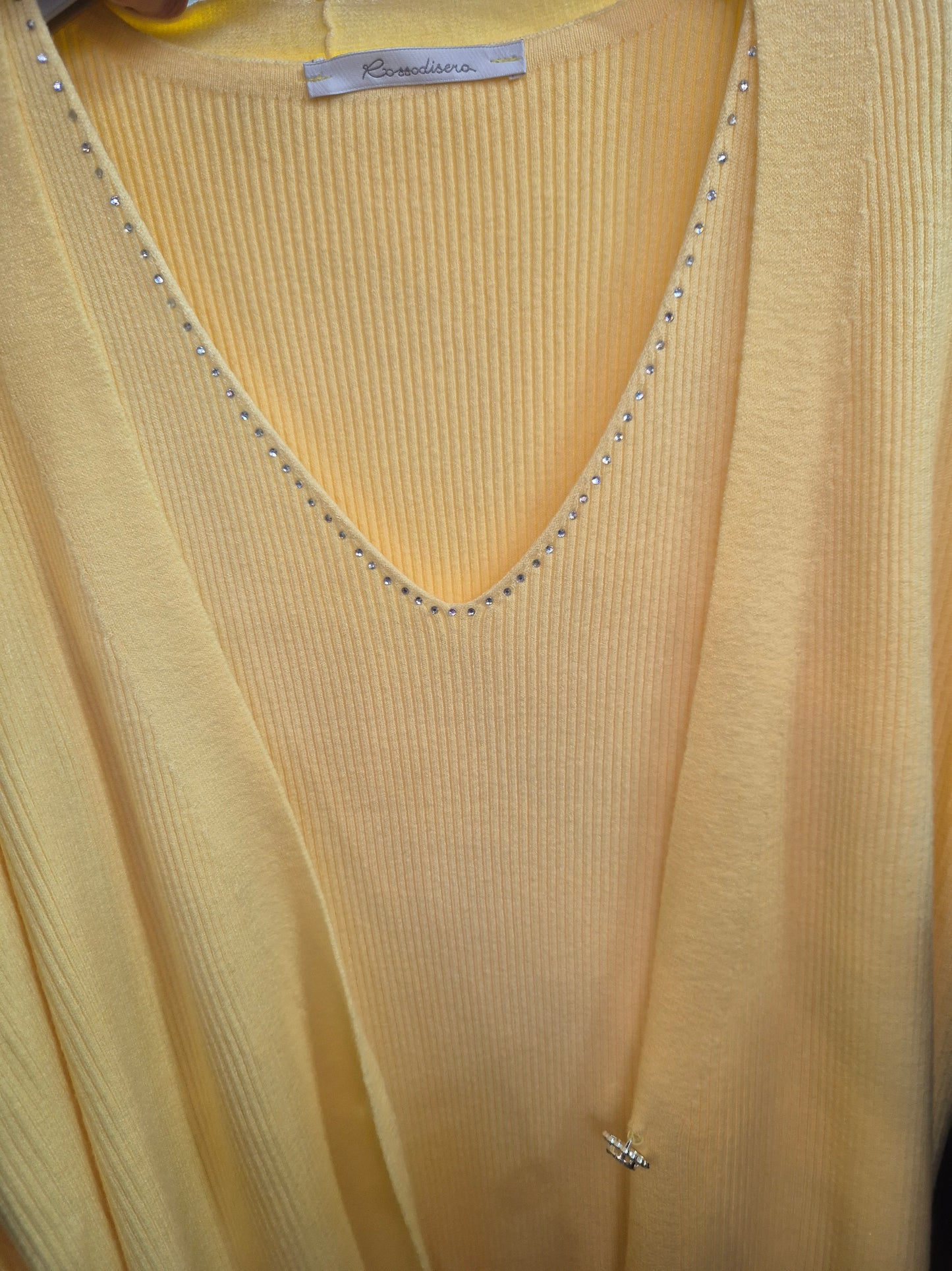 Set in lana abito + cardigan