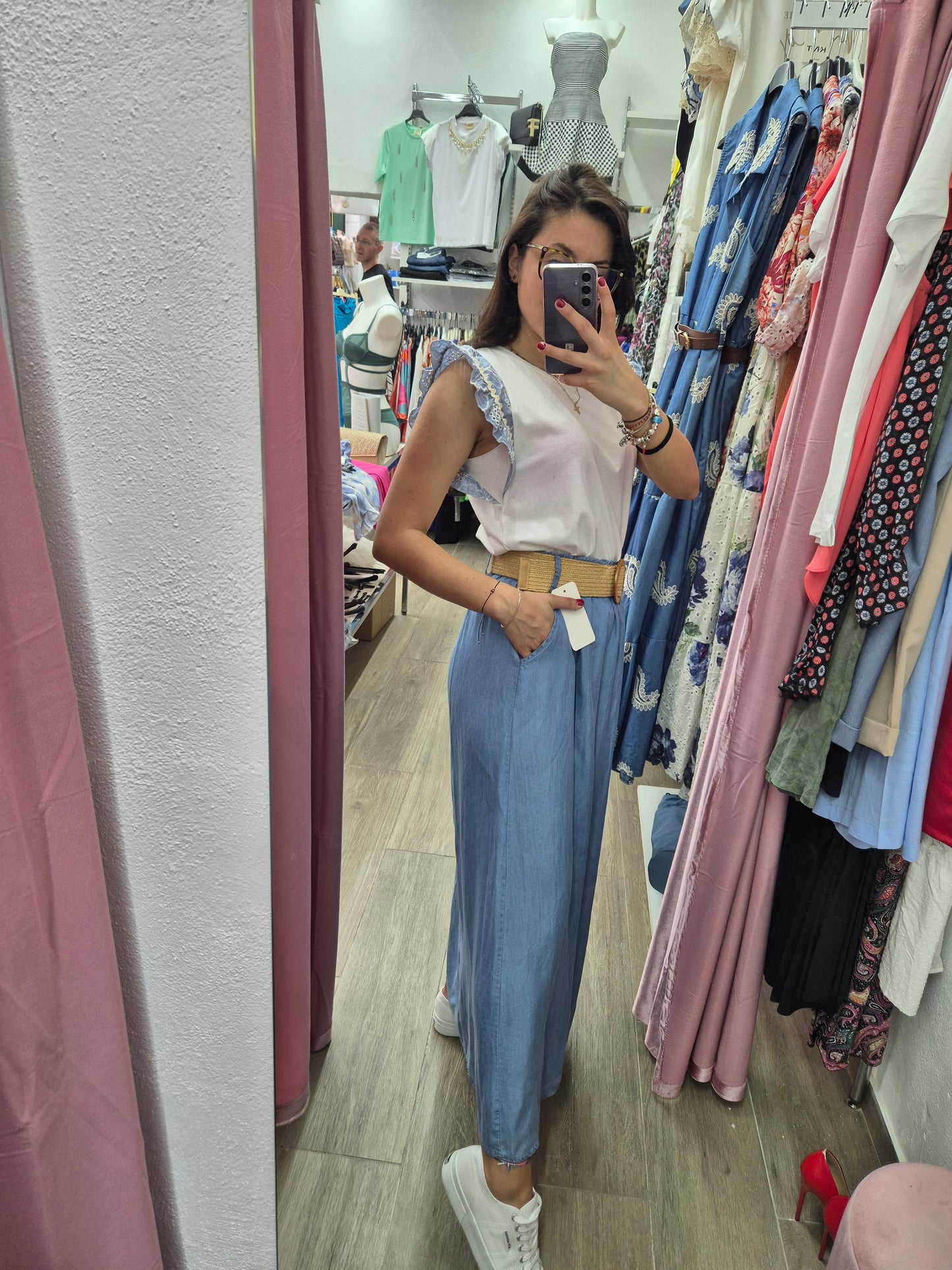 Gonna in cotone Denim