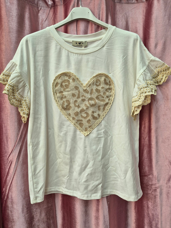 T-Shirt ricamo animalier