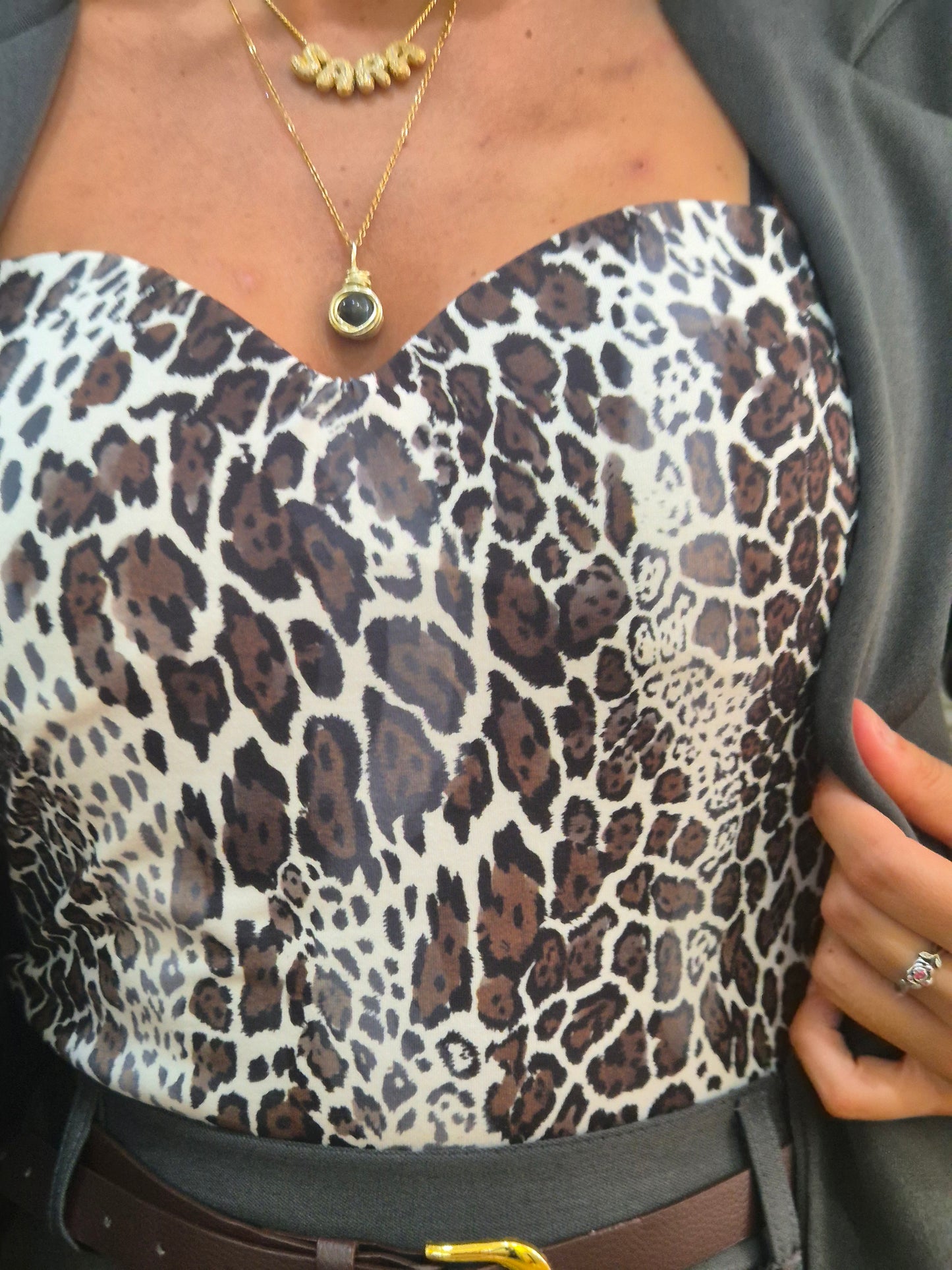 Sottoggiacca animalier